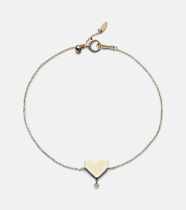 18kt gold bracelet with diamonds  | Persée