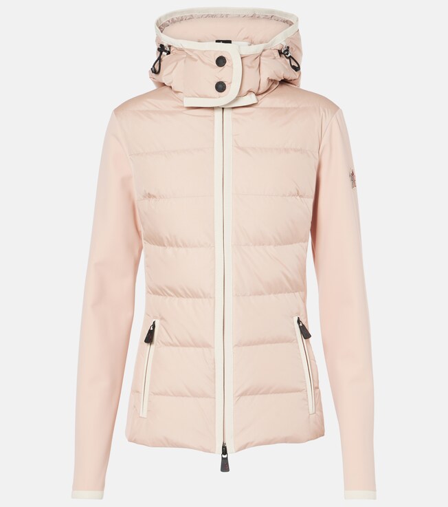 Down-paneled zip-up cardigan | Moncler Grenoble