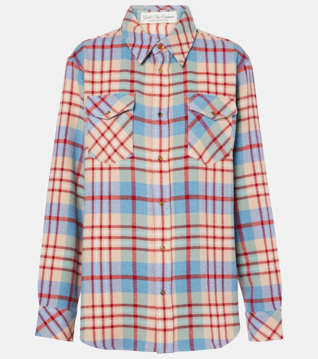 Al’s Run plaid cashmere shirt | God's True Cashmere