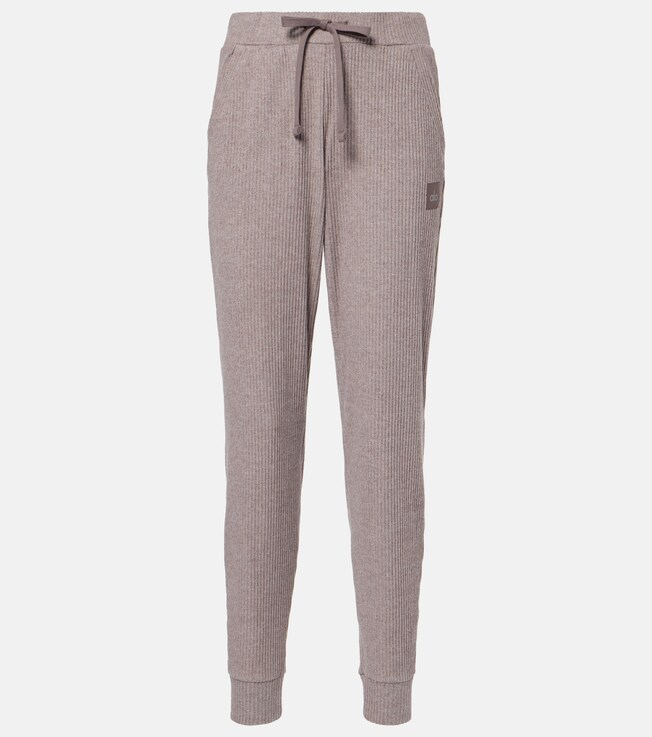 Muse ribbed-knit sweatpants | Alo Yoga