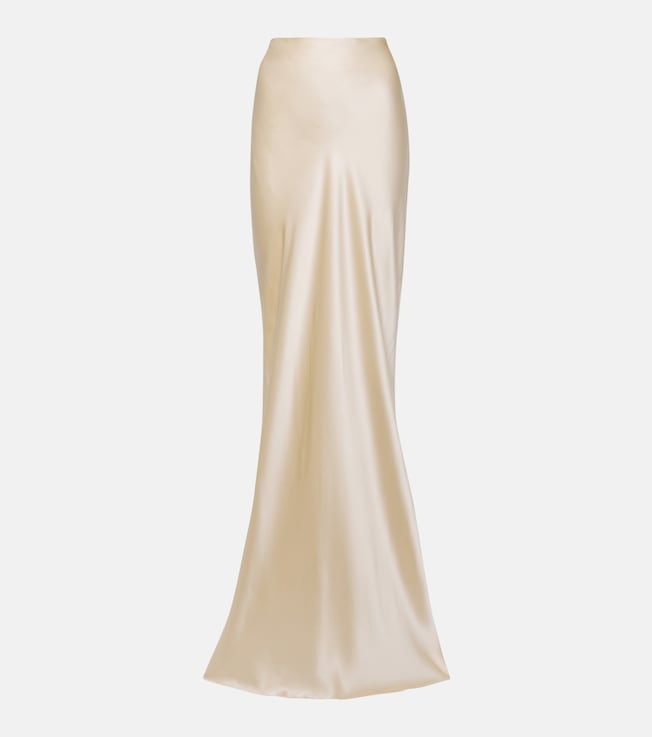 Silk satin maxi skirt | The Sei