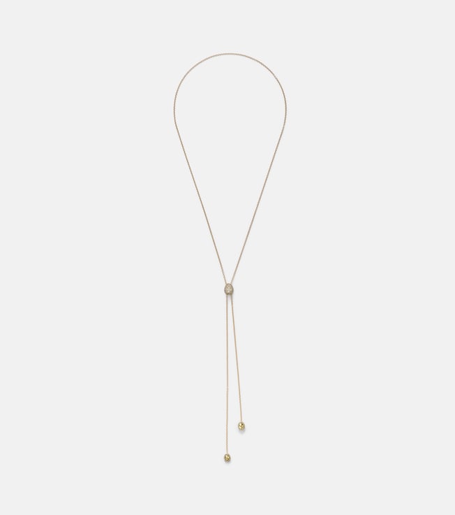  Diamond Coast Lariat 18kt gold necklace with diamonds | Octavia Elizabeth
