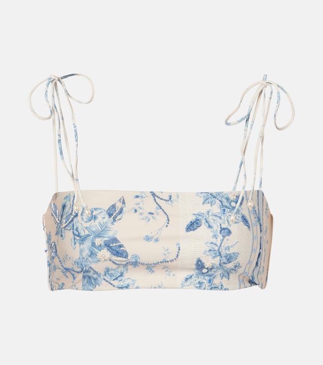 Primavera floral bikini top | Agua by Agua Bendita