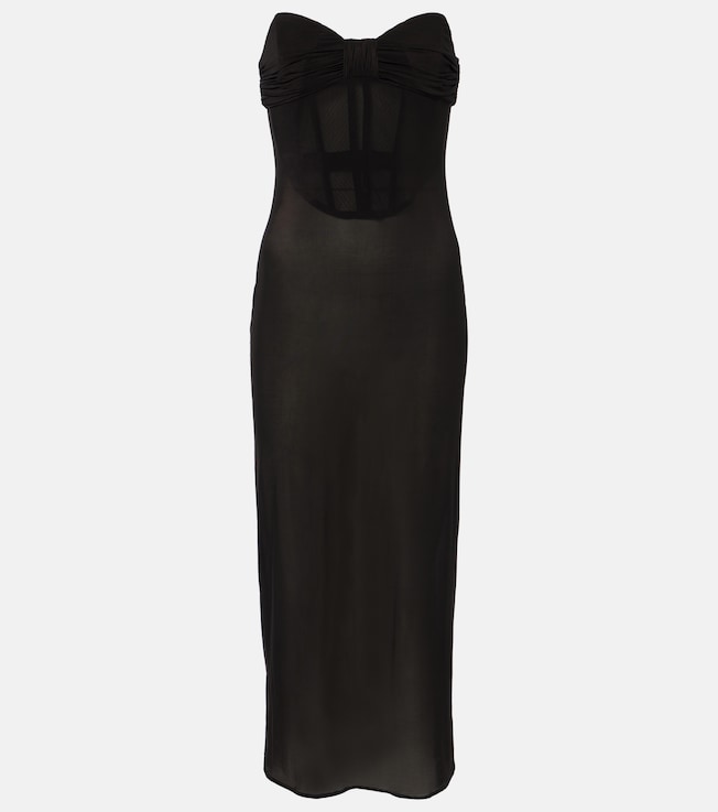 Satin midi dress | Magda Butrym