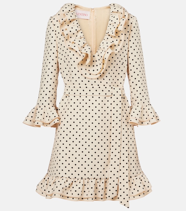 Crepe Couture Plusdepois ruffled minidress | Valentino