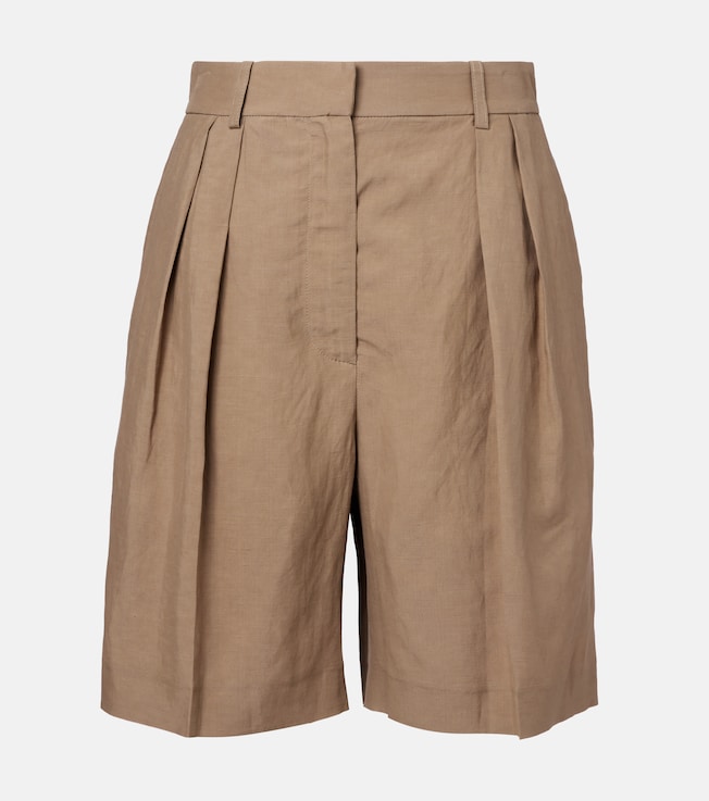 Pleated Bermuda shorts | Róhe