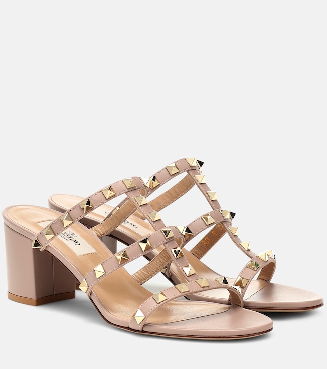 Valentino Garavani Rockstud leather sandals | Valentino Garavani