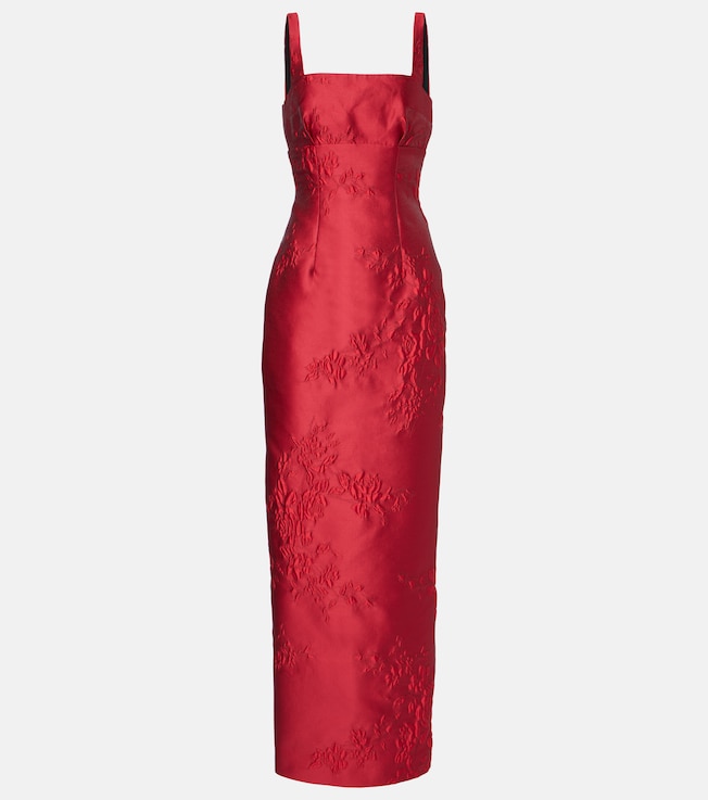 Micheline floral jacquard gown | Emilia Wickstead