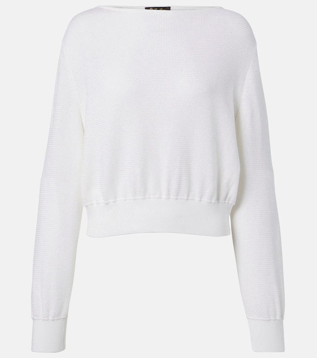 Dora Baltea silk and cotton sweater | Loro Piana