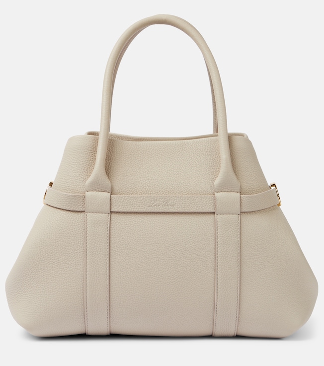 Ghiera Small leather tote bag | Loro Piana