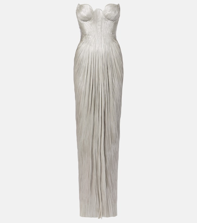 Jasleen silk corset gown | Maria Lucia Hohan
