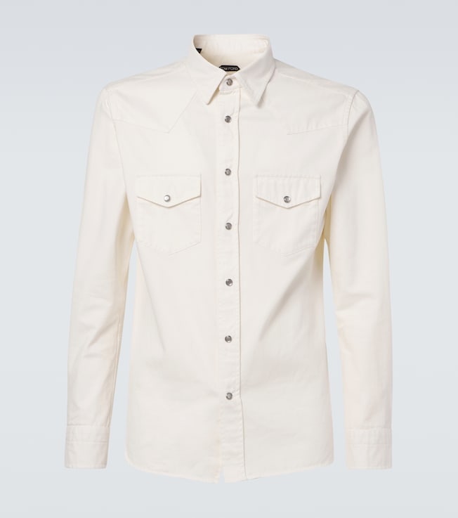 Cotton twill Western shirt | Tom Ford