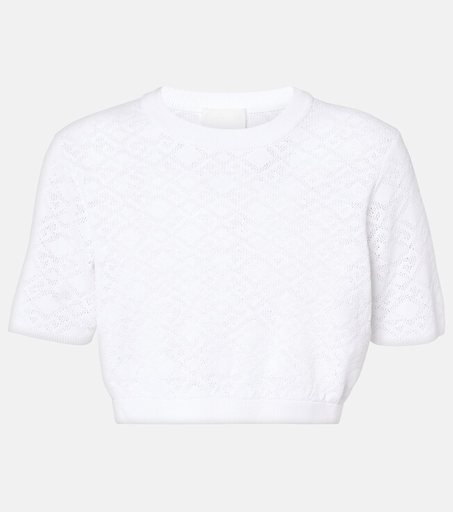 Monogram 72 jacquard crop top | Givenchy