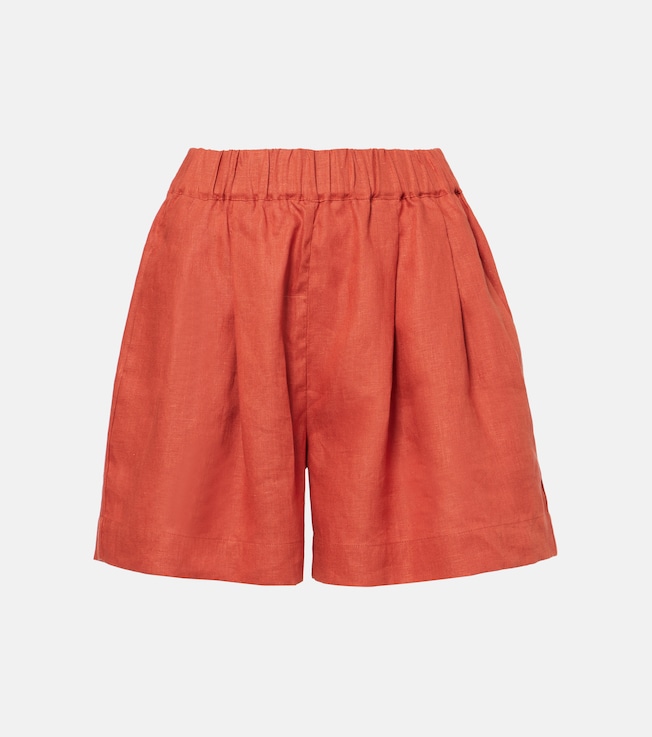 Zurich linen shorts | Asceno