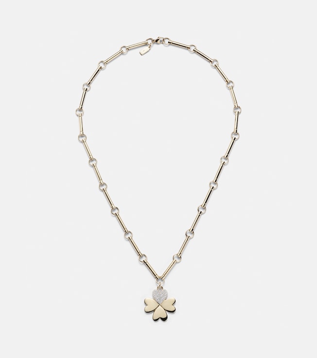 True Love 18kt gold necklace with diamonds | FoundRae