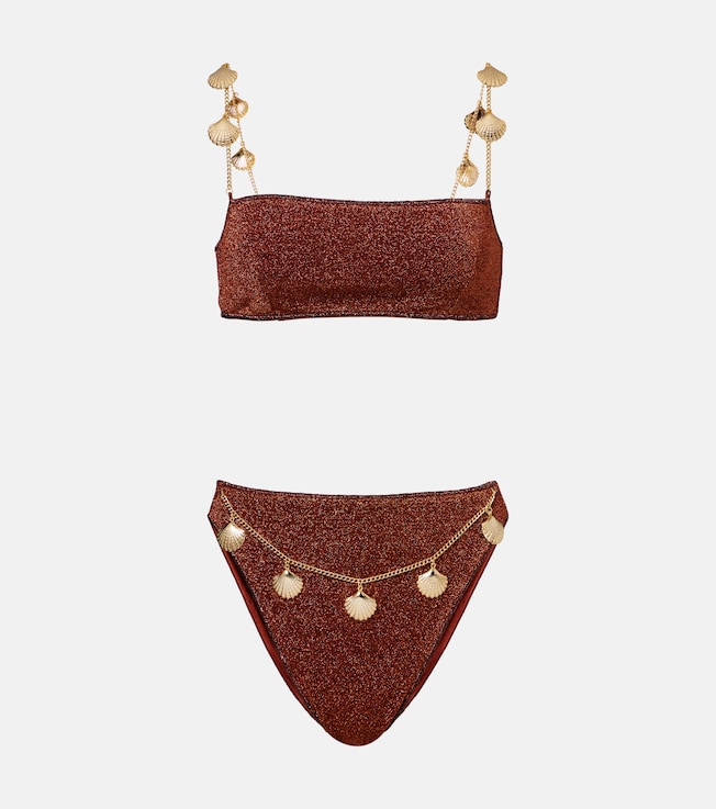 Lumière Shells embellished bikini | Oséree