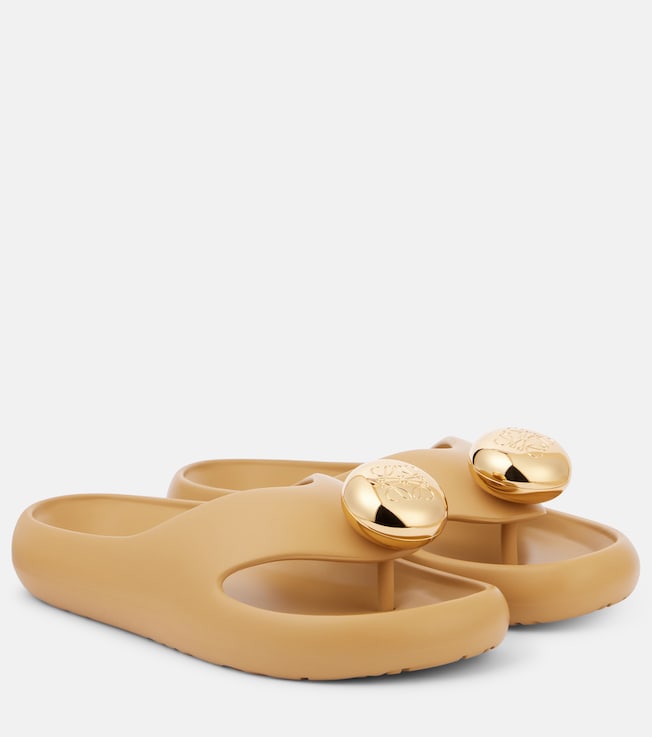 Anagram embellished thong sandals | Loewe