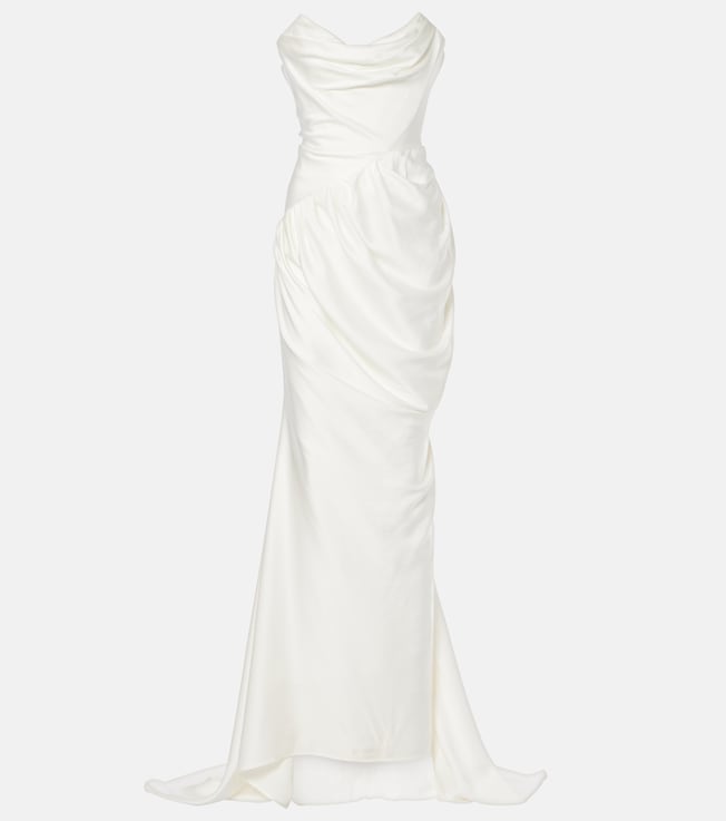 Bridal Vaida satin corset gown | Vivienne Westwood