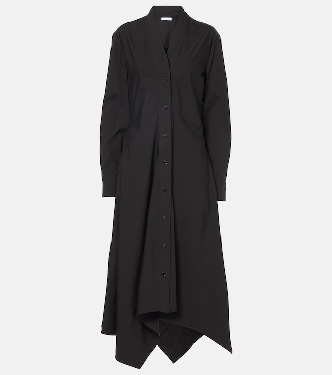Cotton-blend jersey midi dress | Ferragamo