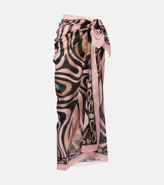 Marmo cotton beach cover-up | Pucci