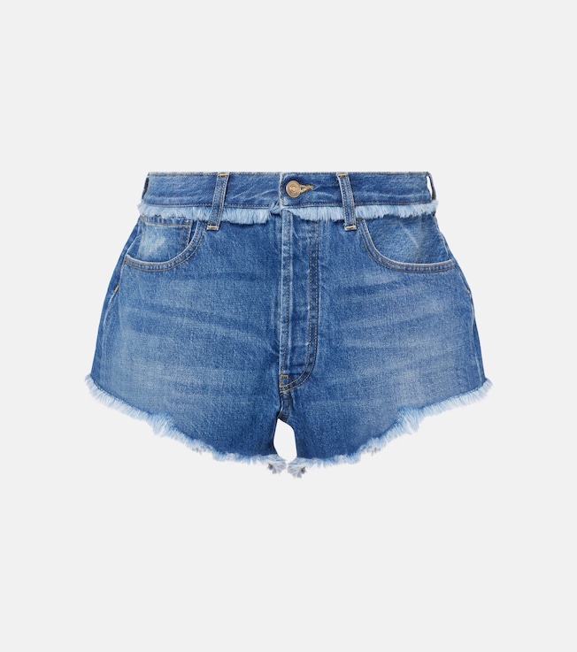 Fringed denim shorts | Alanui