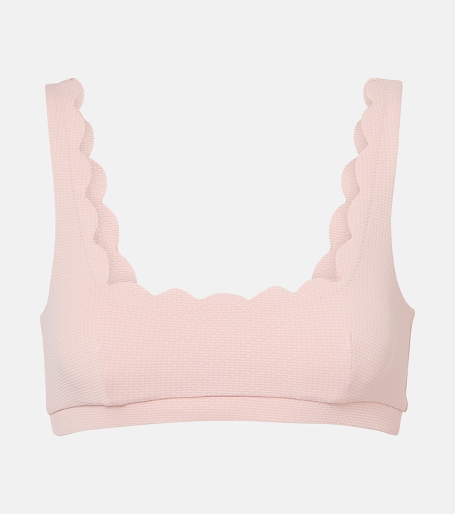 Mini Palm Springs scalloped bikini top | Marysia