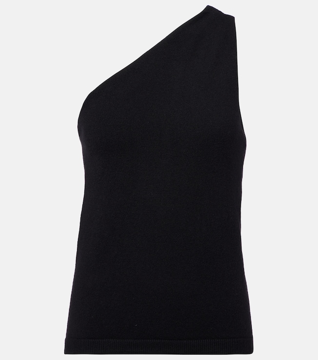 One-shoulder wool and cashmere-blend top | Róhe