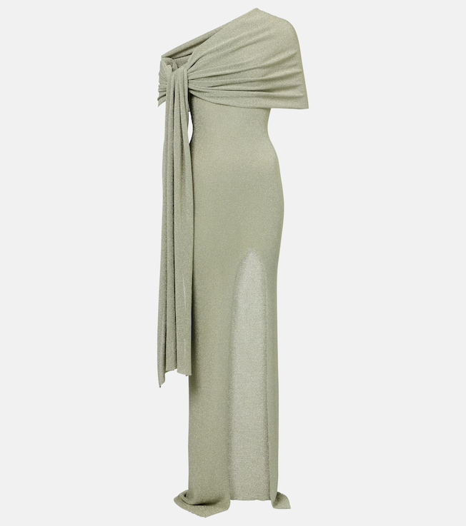Draped one-shoulder maxi dress | Aya Muse