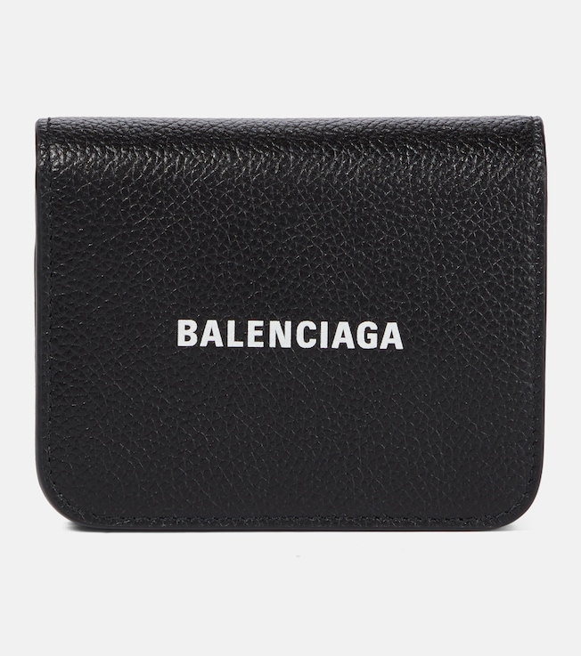 Cash leather card holder | Balenciaga