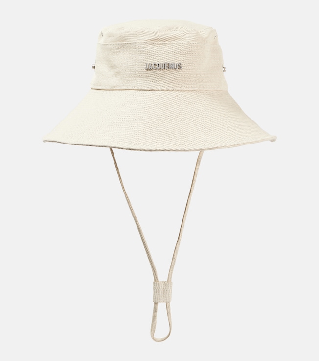 De-Nîmes linen and cotton denim bucket hat | Jacquemus