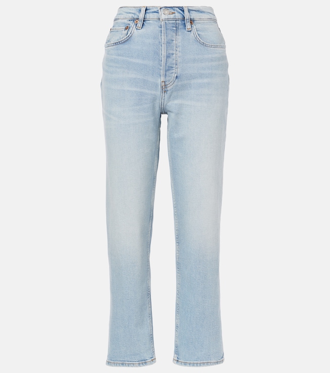 70s Stove Pipe low-rise straight jeans | Re/Done