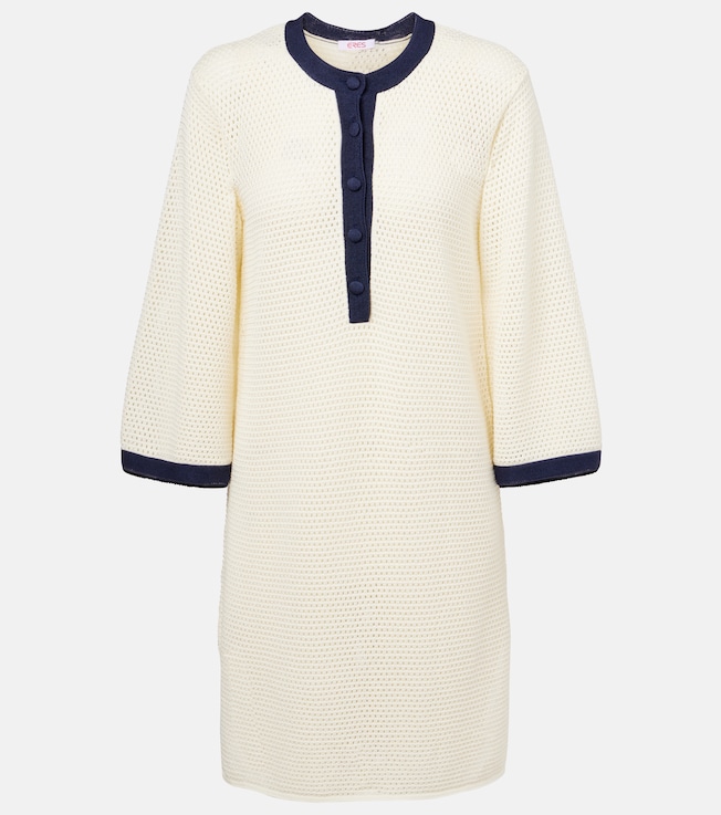 Albatros knitted cotton-blend minidress | Eres