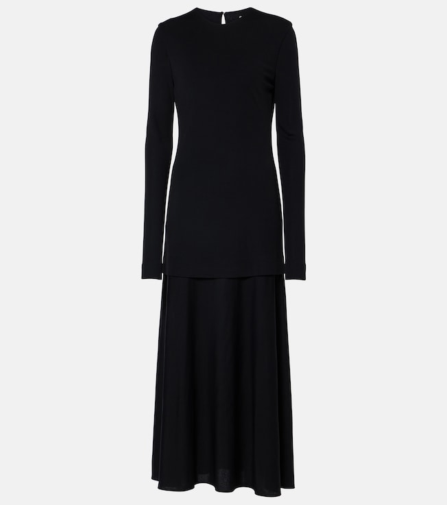 Layered maxi dress | Jil Sander