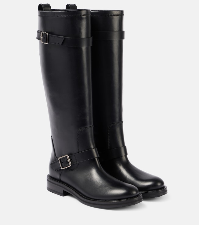 River leather biker boots | Saint Laurent