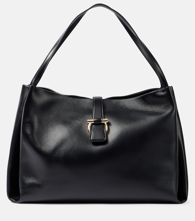 Medium leather tote bag | Ferragamo