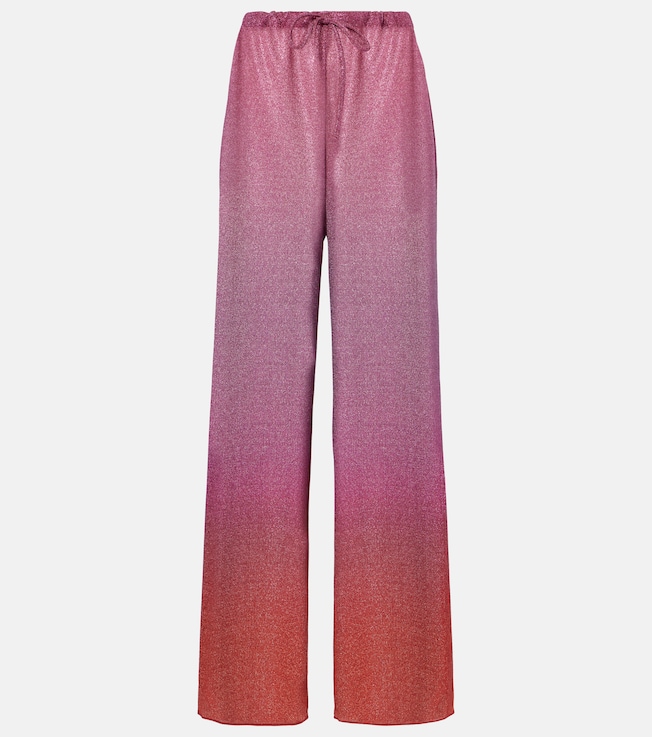 Lumière lamé wide-leg pants | Oséree