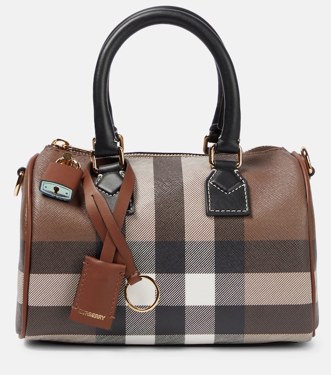 Checked canvas tote bag | Burberry