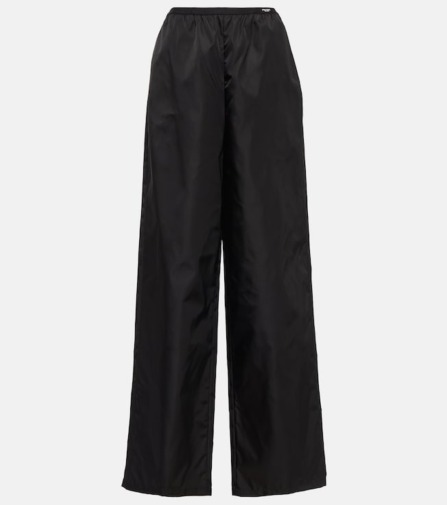 Re-Nylon high-rise wide-leg pants | Prada