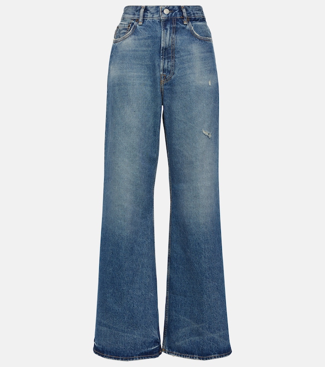 2022F high-rise wide-leg jeans | Acne Studios