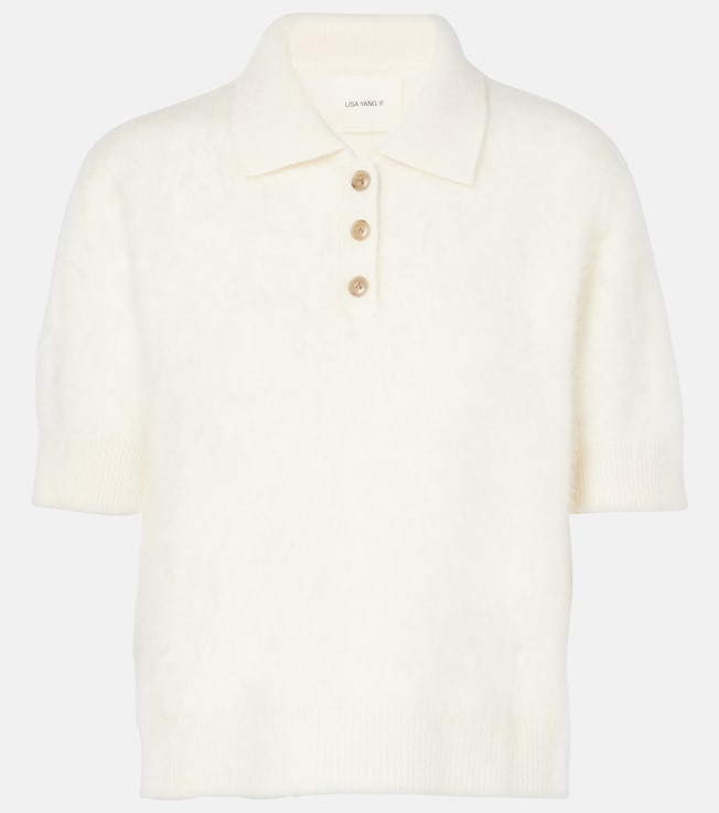 Carolyn knitted cashmere top | Lisa Yang
