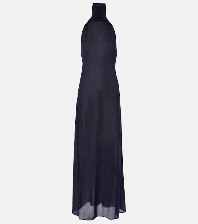 Lumière lamé maxi dress | Oséree