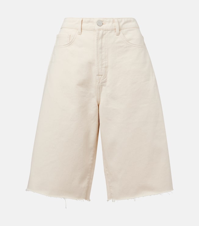 High-rise denim shorts  | Róhe
