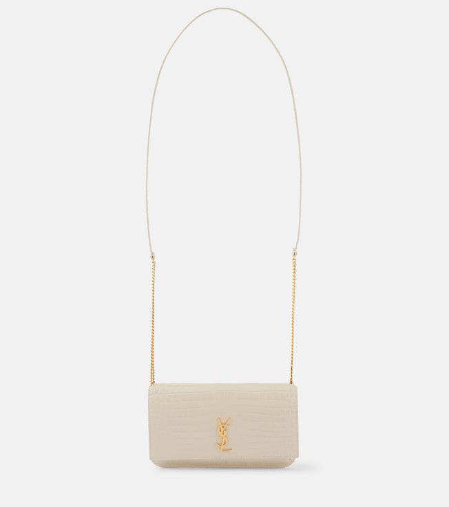 Cassandre leather phone pouch | Saint Laurent