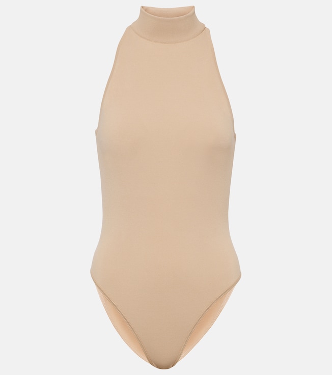 Halterneck jersey bodysuit | Alaïa