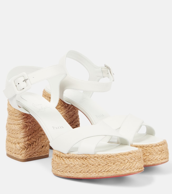 Calakala 70 leather espadrilles | Christian Louboutin