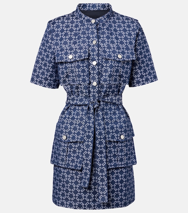 Monogram 72 denim minidress | Givenchy