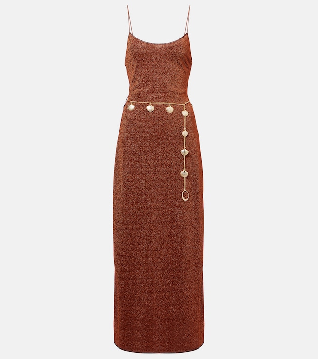Lumière belted maxi dress | Oséree
