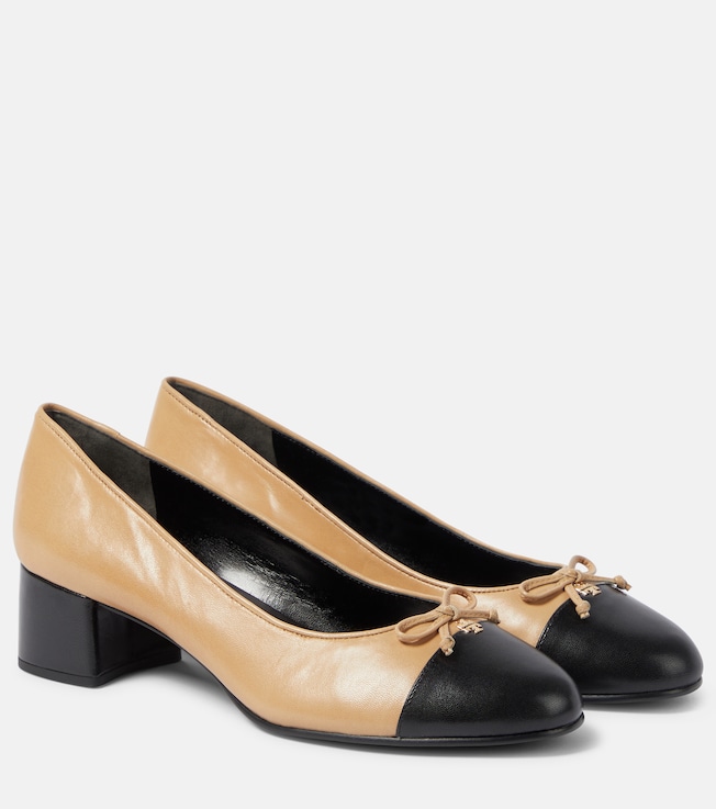 Bow-detail leather pumps | Tory Burch