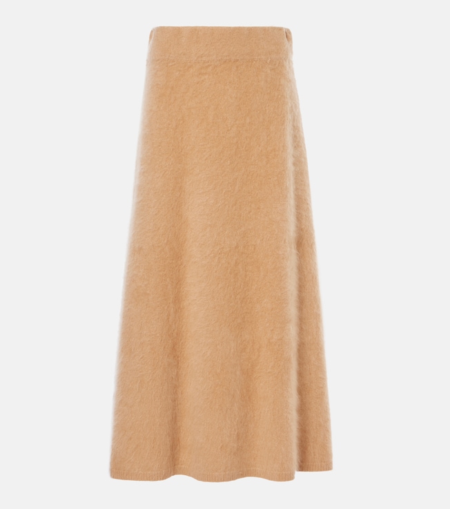 Asta cashmere midi skirt | Lisa Yang