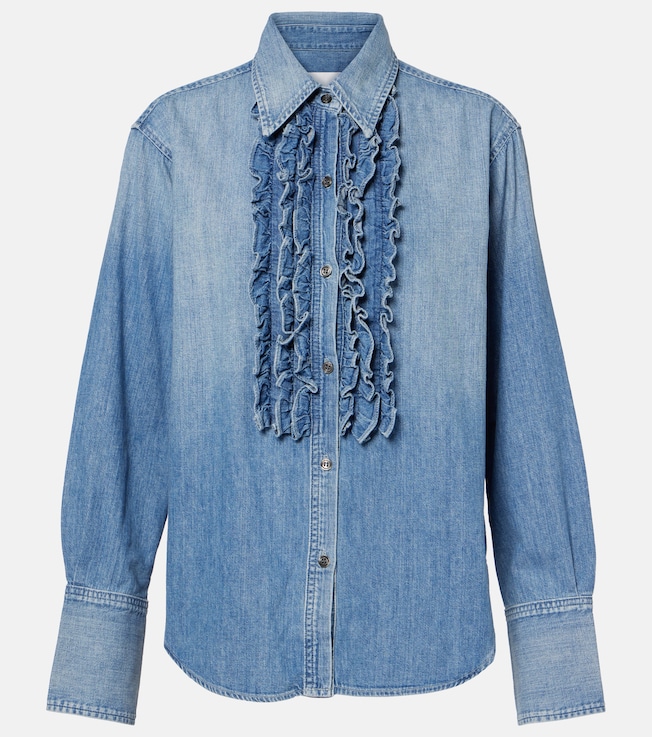 Ruffled denim shirt | Citizens of Humanity